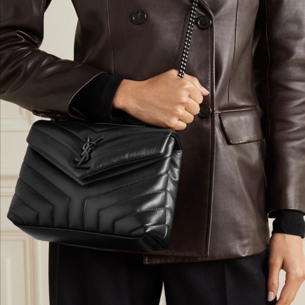 Yves Saint Laurent Black Ysl loulou black on noir small - Picture 10 of 10
